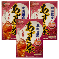 YAMAKAN 山本漢方 紅豆茶, 北海道產, 0 咖啡因, 5g x 20包, 3盒