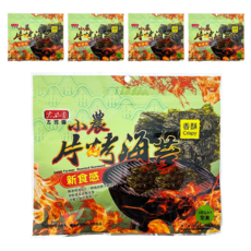 太珍香 小農片烤海苔 酥脆口感 夾鏈袋設計 台灣製造, 30g, 5包