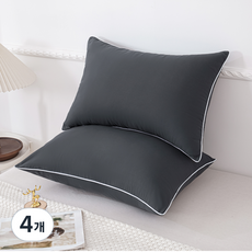 SOHEIM 適合所有季節的基本可洗枕頭, 4個, 炭灰色