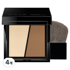 KATE 凱婷 Slim Create粉餅N修容&打亮 3.8g, EX 3 珊瑚棕, 4個