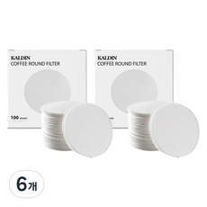 칼딘 모카포트 포터필터 여과지 더치커피기구 올 라운드 필터 화이트 58mm, 100개입, 6개 100개입, 6개