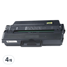오피스토어 삼성전자 레이저프린터 MLT-K250L 호환 토너, 검정, 4개