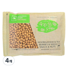 wooriga. 烘烤椰香花生, 1kg, 4個