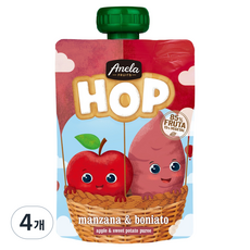 아넬라 HOP 퓨레, 100g, 4개, 혼합맛(사과/고구마)