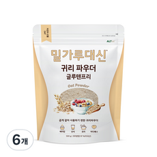 알티스트 밀가루대신 글루텐프리 귀리파우더, 500g, 6개