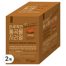 웰츄럴 하루꽉찬 통곡물시리얼 카카오 씨리얼 10p, 300g, 2개