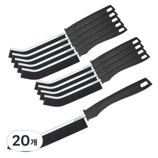 Market Plan 縫隙清潔刷, 黑色, 20個