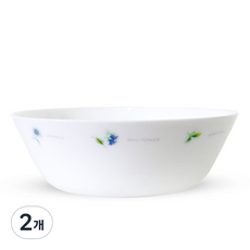 Bacile 歐式洋甘菊大碗, 白色, 2個