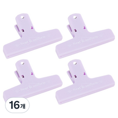 골드팡 레트로 비비드 집게 자석클립 ALL PURPLE, 16개, 1개입, 6.4 x 10.2 cm