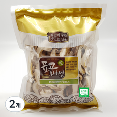 버섯꽃필때 표고채, 100g, 2개