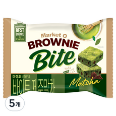마켓오 브라우니 바이트 제주말차, 240g, 5개