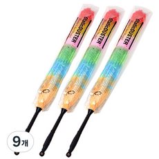 리버그린 무지개 먼지 털이개 특, 블랙, 9개