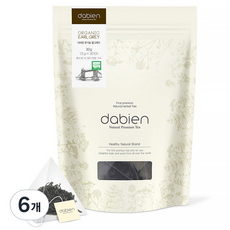 다비앙 유기농 얼그레이 티백, 1.5g, 20개입, 6개 1.5g, 20개입, 6개