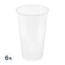 탐사 투명 페트(PET) 아이스컵, 6개, 600ml, 50개입