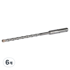 이엑스파워 SDS PLUS 4날 드릴비트 6.5 x 160 mm ESP-65160, 6개
