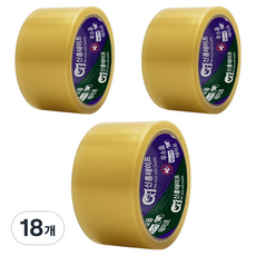 신흥테이프 프리미엄 무소음 핸디컷 투명 테이프 48mm x 40m, 18개