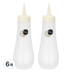 inomata 1206 調味瓶 WH, 360ml, 6個