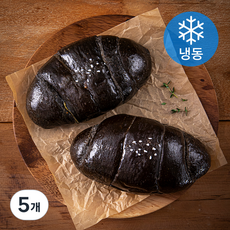 프렌떼 할라피뇨 먹물치즈 소금빵 (냉동), 80g, 2개입, 5개