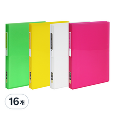 ECO Chungwoon 彩色芯片透明文件夾 A5 40張, 隨機出貨, 16個