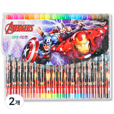 Kumhong 復仇者聯盟18色簽字筆, 隨機出貨, 2個