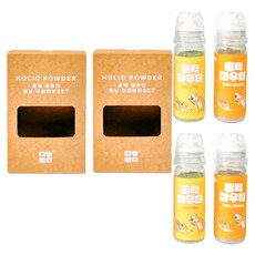 묘우묘우 고양이 홀릭 캣닢 + 마따따비 가루 세트, 캣닢 + 마따따비 혼합맛, 2세트, 20g