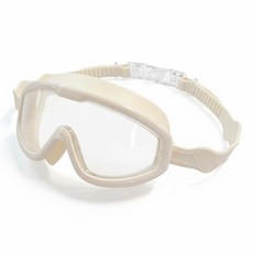 JANGSABU 兒童寬版泳鏡, 象牙白, 1個