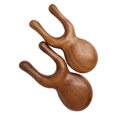 TTERUWA U型弧度刮痧按摩梳, 單一顏色, 2個