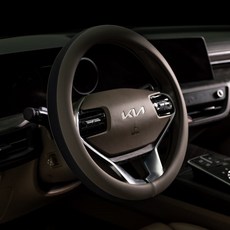 AIMBAN 汽車兩色方向盤套, 太妃棕色+海軍藍