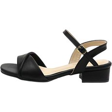 JACK&JILL 女款手工疊搭大尺碼涼鞋 JB2306, 黑色, 235