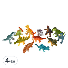 Kes.B Nature 動物王國恐龍公仔12件組, 4套