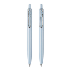 Uni 三菱 ball ONE UMNSF-05 自動鋼珠筆, 一體成形筆桿，握感舒適，書寫輕鬆，筆桿延伸至前端金屬尖，出蕊穩定, 藍色, 2支