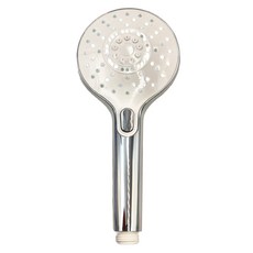 AQuaSync 水美樂生活 時尚白 三段式按壓蓮蓬頭, 1個