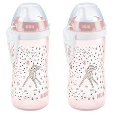 누크 퍼스트초이스 디즈니 스파우트 키디컵, 300ml, 2개, 밤비