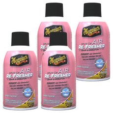 Meguiar's 美光 Whole Car Air Refresher 去味芳香罐, Fiji Sunset Scent, 57g, 4罐
