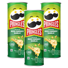 Pringles 品客 普羅旺斯蒜香起司風味, 3罐, 102g