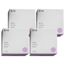 donggubat 全膚質適用膠原蛋白潔面皂，120g, 100g, 4個