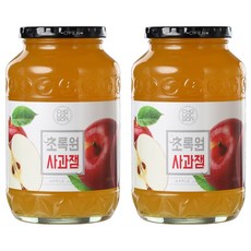 초록원 사과잼, 1kg, 2개