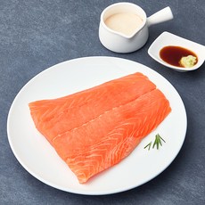 블루씨푸드 노르웨이 생연어 스테이크 (냉장), 300g, 1개