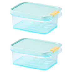 LocknLock 樂扣樂扣 Freezer Fit冰箱冷凍庫收納保鮮盒 450ml, 2組, 保鮮盒+蓋子