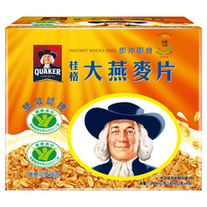 QUAKER 桂格 即沖即食盒裝大燕麥片, 1盒, 2.6kg