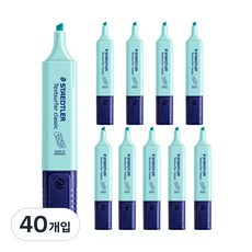 STAEDTLER 施德樓 Textsurfer 粉彩螢光筆 364, 粉彩薄荷綠, 40個