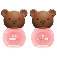 엔비베베 아동용 매니큐어, 크림핑크, 2개