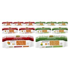 CRICH 克里奇 蘇打餅乾 番茄羅勒口味 250g+橄欖油迷迭香口味 250g, 6組