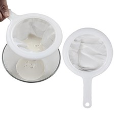 Casalife 細網目豆漿過濾網 100目, 白色, 2個