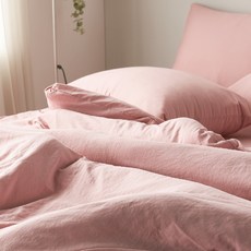 g BEDDING 甜點超細纖維水洗薄被, 柔粉色