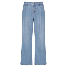 프로젝트엠 남성용 와이드핏 핀턱 데님 팬츠