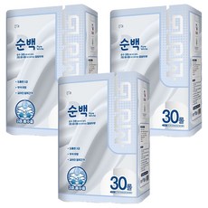 mona LISa. 純白3層高級捲筒衛生紙, 28m, 3個, 30捲