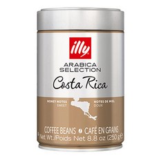 illy 意利咖啡 哥斯大黎加阿拉比卡咖啡豆, 250g, 1罐, 未研磨