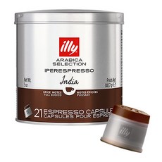 illy 意利 阿拉比卡精選 印度咖啡膠囊, 6.7g, 21顆, 1罐