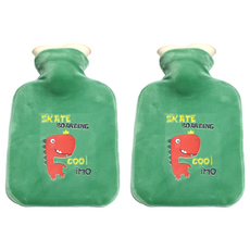 배리툴 보온 물주머니 디노 250ml, 2개